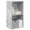vidaXL Libreria 5 Ripiani Grigio Cemento 40x30x76,5 Legno Multistrato