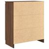 vidaXL Credenza con Cassetti Rovere Marrone 71x35x84 cm in Truciolato