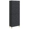vidaXL Set di armadi 2 pcs Nero Legno ingegnerizzato