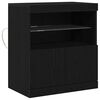 vidaXL Madia LED Nero 60,5 x 37 x 67 cm Legno ingegnerizzato
