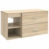 vidaXL Set di mobili per il bagno 2 pcs Rovere Sonoma