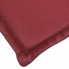vidaXL Cuscino per Lettino Rosso Vino 200x70x3 cm in Tessuto Oxford