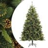 vidaXL Albero di Natale Artificiale Incernierato con Pigne 180 cm