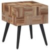 vidaXL Tavolino 40x40x45 cm Teak Massello di Recupero