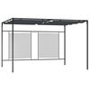 vidaXL Gazebo con Tetto Retrattile 4x3x2,3 m Antracite 180 g/m&sup2;