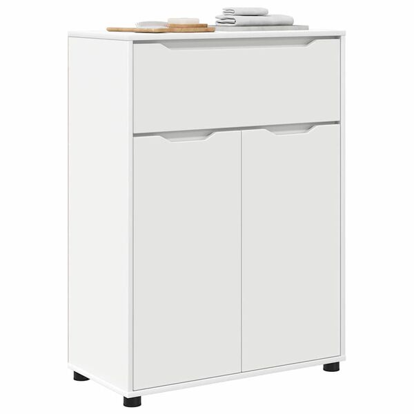 vidaXL Mobile da Bagno Bianco 72,5 x 36,5 x 100 cm Legno multistrato