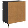 vidaXL Credenza con cassetto Rovere Nero 60 x 35 x 70 cm