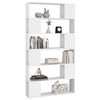 vidaXL Libreria/Divisorio Stanza Bianco 100x24x188 cm