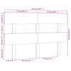 vidaXL Testiera per Letto ambra 154x3x81 cm in Legno Massello di Pino