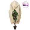 vidaXL Coperture con Cerniera per Piante 10pz 70 g/m&sup2; 3,14x2,5 m