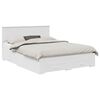 vidaXL Struttura del letto Bianco 150 x 200 cm Legno ingegnerizzato