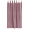 vidaXL Tende oscuranti 2 pcs Rosa scuro 140 x 175 cm Velluto
