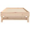 vidaXL Dormeuse Estraibile 2x(90x200) cm Legno Massello di Pino