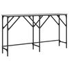 vidaXL Tavolo Consolle Grigio Sonoma 140x29x75 cm in Legno Multistrato