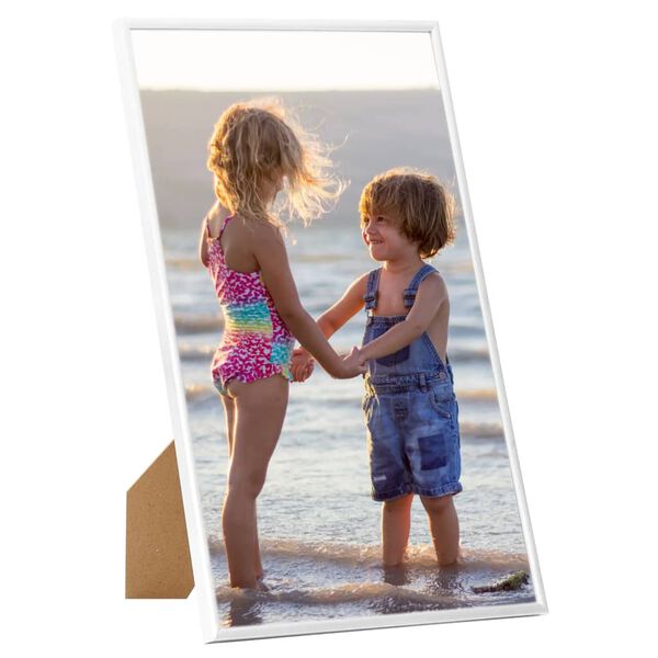 vidaXL Cornici Foto Collage 3 pz per Tavolo Bianche 13x18 cm in MDF