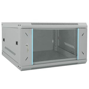 vidaXL Armadietto di rete Grigio 53 x 60 x 30 cm Acciaio