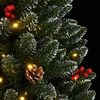 vidaXL Albero di Natale Artificiale con 300 LED 210 cm
