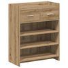 vidaXL Mobile per scarpe 73,5 x 36 x 92 cm Legno ingegnerizzato