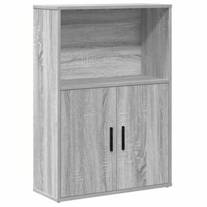 vidaXL Libreria Grigio Sonoma 60x24x85 cm in Legno Multistrato