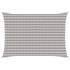 vidaXL Telo Ombra Grigio chiaro e bianco 3 x 6 m HDPE