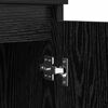vidaXL Sideboards 2 pcs Rovere Nero 60 x 35 x 70 cm Legno multistrato