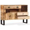 vidaXL Credenza in Legno Massello di Mango 115x30x80 cm