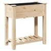 vidaXL Vaso da giardino Beige 71 x 37 x 76,5 cm