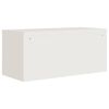 vidaXL Armadio Classificatore Bianco 90x40x110 cm in Acciaio