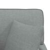 vidaXL Chaise Longe con Gonna Grigio chiaro 91 x 157 x 91 cm Tessuto