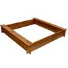 vidaXL Sabbiera Quadrata in Legno