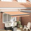 vidaXL Tenda Retrattile giallo e arancione 300 x 250 cm