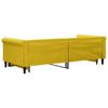 vidaXL Divano Letto con Letto Estraibile Giallo 90x200 cm in Velluto