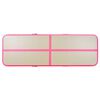 vidaXL Tappetino Ginnastica Gonfiabile con Pompa 300x100x10cm PVC Rosa