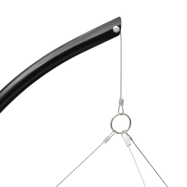 vidaXL Stand per Barbecue a Carbonella Rotondo