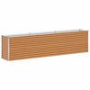 vidaXL Letto rialzato da giardino Marrone Chiaro 290 x 50 x 68 cm