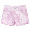 vidaXL Pantaloncini da Bambina Rosa 140