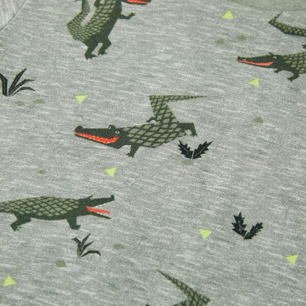 Maglietta da Bambino Cachi Chiaro Mélange 128