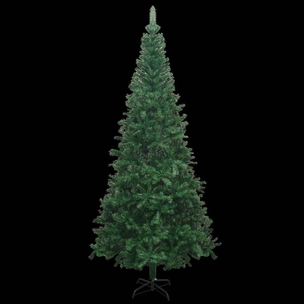 vidaXL Albero di Natale Preilluminato con Palline 240 cm Verde