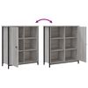 vidaXL Credenza Grigio Sonoma 70x30x80 cm in Legno Multistrato