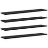 vidaXL Scaffale 3 livelli 4 pz 100 x 20 x 1,5 cm Legno ingegnerizzato