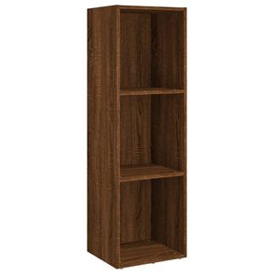 vidaXL Libreria/Mobile TV Rovere Marrone 36x30x114cm Legno Multistrato