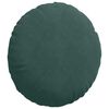 vidaXL Cuscini per Seduta 2 pcs Verde Scuro &Oslash; 40 x 13 cm Velluto