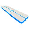 vidaXL Tappetino Ginnastica Gonfiabile con Pompa 600x100x20cm PVC Blu