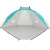 vidaXL Tenda da Spiaggia Verde Mare 268x223x125 cm in Poliestere 185T