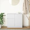 vidaXL Credenza con Cassetto Bianco 71x35x65 cm in Legno Multistrato