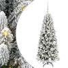 vidaXL Albero di Natale artificiale Bianco 53 x 53 x 120 cm