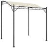 vidaXL Tettoia Crema 2x2,3 m 180 g/m&sup2; Tessuto e Acciaio