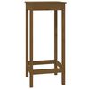 vidaXL Set da Bar 3 pz ambra in Legno Massello di Pino