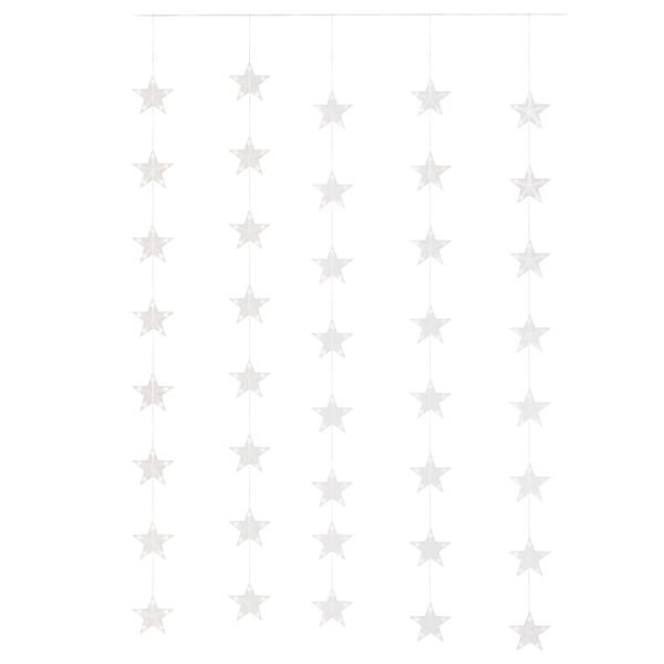 vidaXL Luci Fatate a Stella a LED 200 LED Bianco Caldo 8 Funzioni