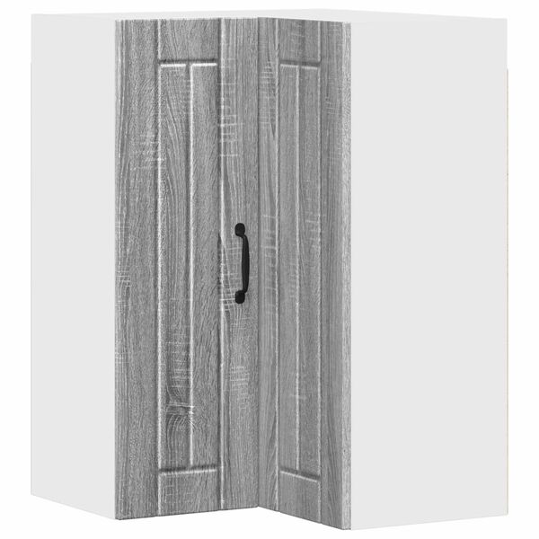 vidaXL Mobile da cucina Lucca Grigio Sonoma 57 x 57 x 80 cm